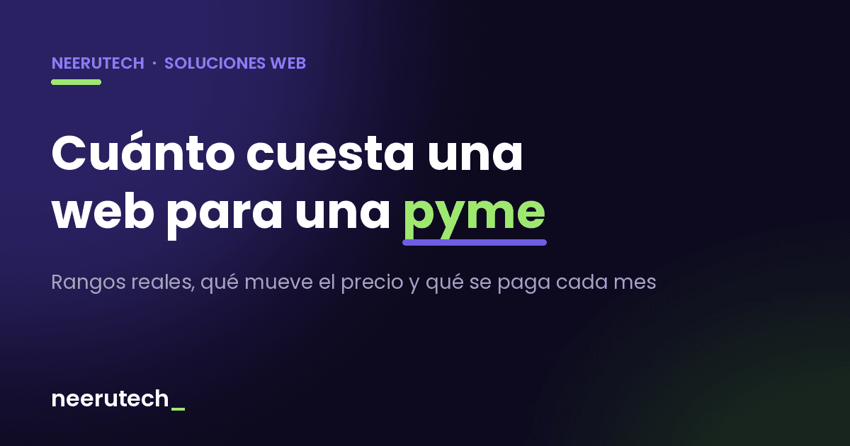 Cuánto cuesta una web para una pyme en España
