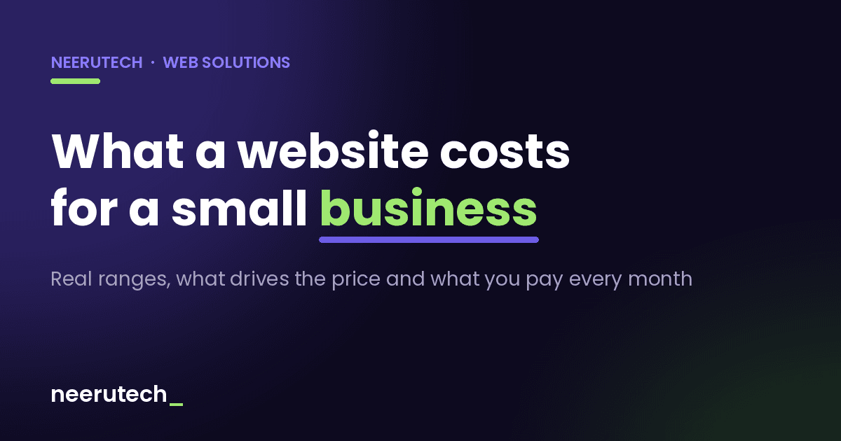 How Much a Website Costs for a Small Business in Spain